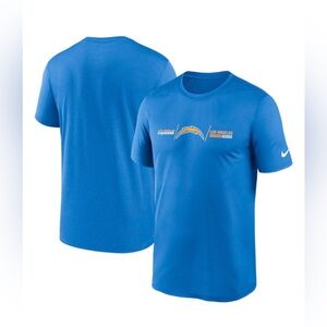 Nike Los Angeles Chargers Men’s Horizontal Lockup Legend T-Shirt Powder Blue 3XL